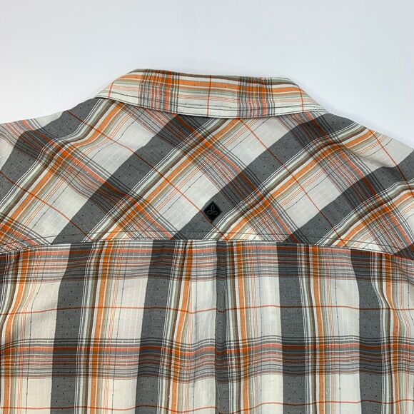 Prana Shirt Mens XXL 2XL Plaid Short Sleeve Ostend Pocket Button Up Cotton - Picture 9 of 11